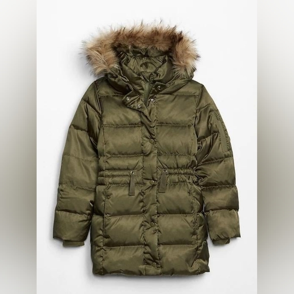 Gap Kids Cold Control Ultra Max Down Puffer, size large. - Picture 1 of 9